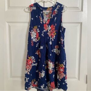 Old Navy Size Medium Tropical Blue Swing Top
